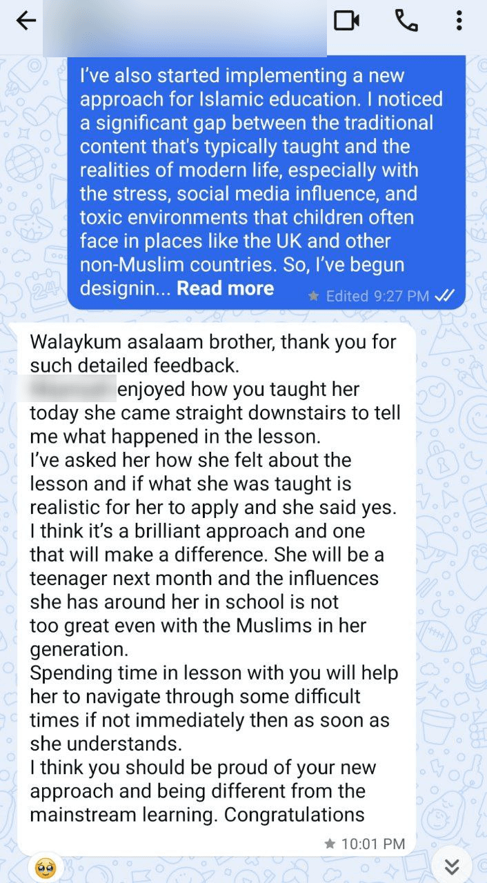 WhatsApp Conversation